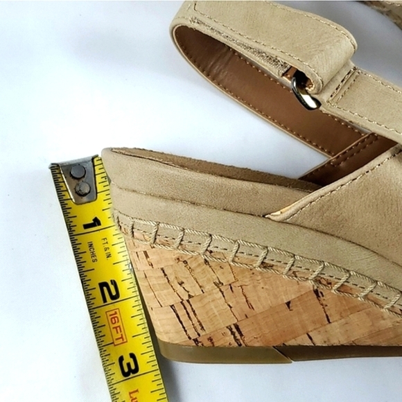 Aerosoles Heelrest Shortcake Wedge Slingback Sand Walking Sandals Size 7.5W - Picture 14 of 14